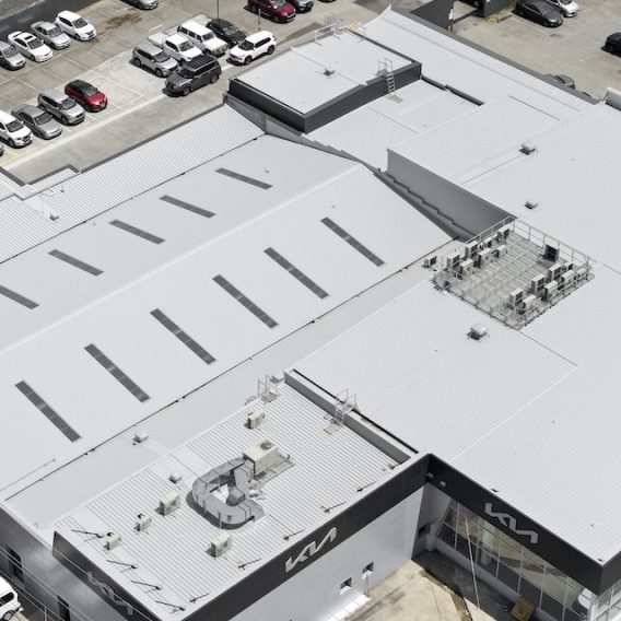 Dandenong Nissan, Dandenong roof project